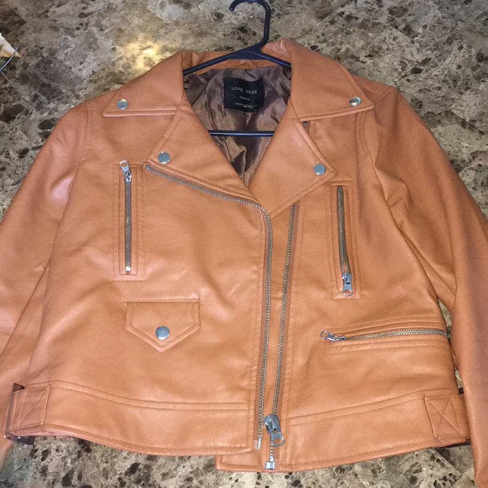Forever 21 “Faux Leather Moto Jacket”